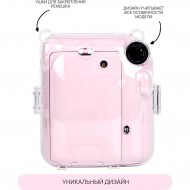Чехол и ремень Rumi SnapLink (Clear) для Fujifilm Instax mini 12