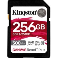 Карта памяти Kingston Canvas React Plus SDXC 256GB V90