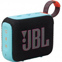 Беспроводная колонка JBL Go 4 (черный/оранжевый)