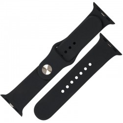 ﻿Силиконовый ремешок Sport Band для Apple Watch 38 / 40 / 41mm (черный)