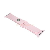 Силиконовый ремешок Sport Band для Apple Watch 42 / 44 / 45mm (нежно-розовый)