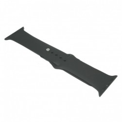 Ремешок силиконовый Rumi Sport Band для Apple Watch 42mm, 44mm, 45mm (черный)
