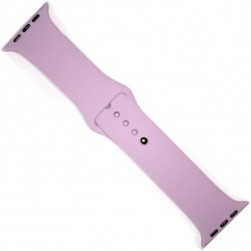 Силиконовый ремешок Sport Band для Apple Watch 42 / 44 / 45mm (сиреневый)
