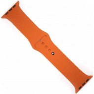 Силиконовый ремешок Sport Band для Apple Watch 42 / 44 / 45mm (оранжевый)