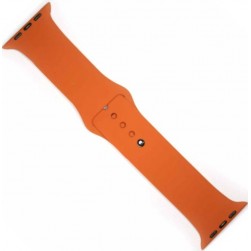 Силиконовый ремешок Sport Band для Apple Watch 42 / 44 / 45mm (оранжевый)