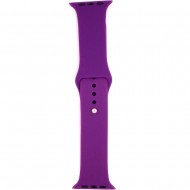 Силиконовый ремешок Sport Band для Apple Watch 42 / 44 / 45mm (винный)