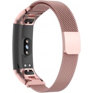 Браслет Rumi Milanese loop металлический для Honor Band 4 / 5 (розовый)