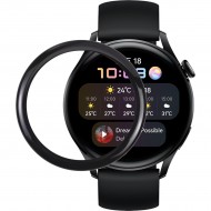 Защитное стекло Rumi Hybrid для Huawei Watch 3 с черной рамкой