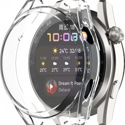 Чехол силиконовый Rumi для Huawei Watch 3 Pro (прозрачный)