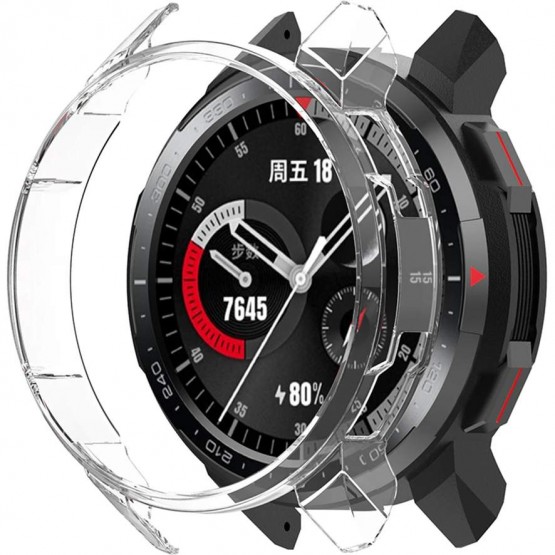 Силиконовый чехол Rumi для Honor Watch GS Pro (прозрачный)
