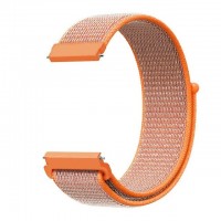 Нейлоновый ремешок на липучке Rumi Velcro 22mm (оранжевый)