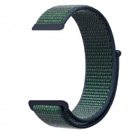 Ремешок нейлоновый Rumi Velcro 20 мм (сине-зеленый) 