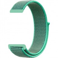 Ремешок нейлоновый Rumi Velcro 18 мм (бирюзовый) 