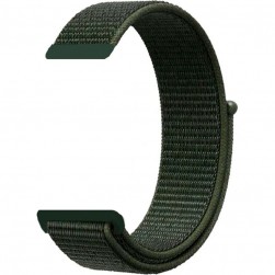 Ремешок нейлоновый Rumi Velcro 20 мм (оливковый) 