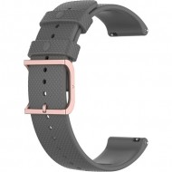 Ремешок Rumi Vivoactive силиконовый для часов 20 мм (мокрый асфальт)