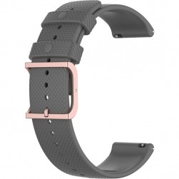 Ремешок Rumi Vivoactive силиконовый для часов 20 мм (мокрый асфальт)