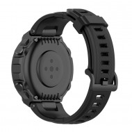 Силиконовый ремешок Rumi для Amazfit T-Rex (черный)