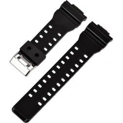 Ремешок силиконовый Rumi GLS для G-Shock GA-110, GA-100, G-8900, GLS-100 (черный)