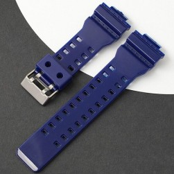 Ремешок силиконовый Rumi GLS для G-Shock GA-110, GA-100, G-8900, GLS-100 (темно-синий)