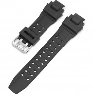 Силиконовый ремешок Rumi GWA для G-Shock GW-A1100, GW-A1000, GW-4000, GA-1000, G-1400 (черный)