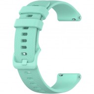 Ремешок силиконовый Rumi Dots 22 мм (бирюзовый)