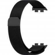Браслет Rumi Milanese loop металлический для Honor Band 9 (черный)