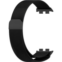 Браслет Rumi Milanese loop металлический для Honor Band 9 (черный)