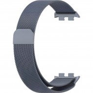 Браслет Rumi Milanese loop металлический для Honor Band 9 (серый)