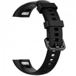 Ремешок силиконовый Rumi для Huawei Band 3, 3 Pro, 4 Pro (черный)