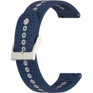 Ремешок Rumi Air Sport силиконовый 22 мм (синий/серый)