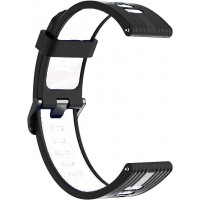 Ремешок Rumi Runner силиконовый для Huawei Watch GT 3 (22 мм, черный/белый)