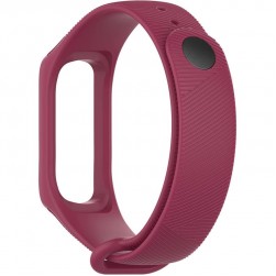 Ремешок Rumi силиконовый c пряжкой для Samsung Galaxy Fit e (бордовый)