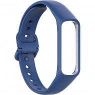 Ремешок Rumi силиконовый c пряжкой для Samsung Galaxy Fit e (синий)