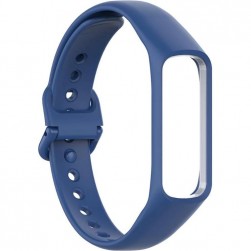 Ремешок Rumi силиконовый c пряжкой для Samsung Galaxy Fit e (синий)