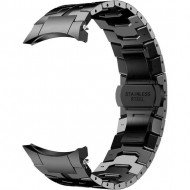 Браслет Rumi Iron металлический для Samsung Galaxy Watch4 / 5 / 6 / 7 (20 мм, черный)