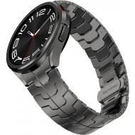 Браслет Rumi Iron металлический для Samsung Galaxy Watch4 / 5 / 6 / 7 (20 мм, черный)