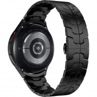 Браслет Rumi Iron металлический для Samsung Galaxy Watch4 / 5 / 6 / 7 (20 мм, черный)