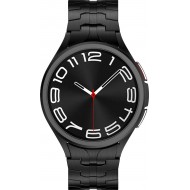 Браслет Rumi Iron металлический для Samsung Galaxy Watch4 / 5 / 6 / 7 (20 мм, черный)