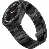 Браслет Rumi Shock (металл) для Galaxy Watch 4, 5, 6, 7 Черный