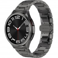 Браслет Rumi Shock (металл) для Galaxy Watch 4, 5, 6, 7 Графит