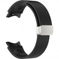 Ремешок Rumi Flex Buckle для Samsung Galaxy Watch 4, 5, 6 Черный (силикон)