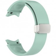 Ремешок силиконовый Rumi Flex Buckle для Samsung Galaxy Watch 4, 5, 6, 7 (мятный)