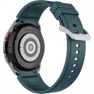 Ремешок Rumi Classic силиконовый для Galaxy Watch4 / 5 / 6 / 7 (20 мм, лесной зеленый)