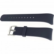 Силиконовый ремешок Rumi для Samsung Gear Fit2, Fit2 Pro (размер S) Черный
