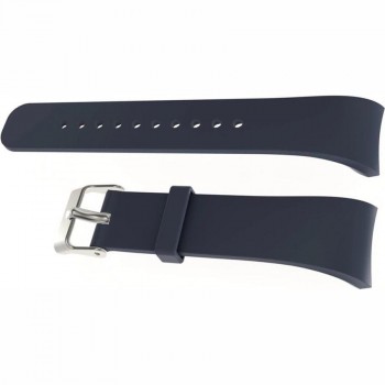 Силиконовый ремешок Rumi для Samsung Gear Fit2, Fit2 Pro (размер S) Черный