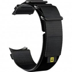 Ремешок Rumi Travel Loop нейлоновый для Samsung Galaxy Watch4 / 5 / 6 / 7 (20 мм, черный)
