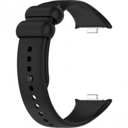 Ремешок силиконовый Rumi для Xiaomi Mi Smart Band 8 Pro, Redmi Watch 4 (черный)