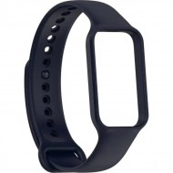 Ремешок Rumi силиконовый для Xiaomi Smart Band 8 Active, Redmi Smart Band 2 (темно-синий)