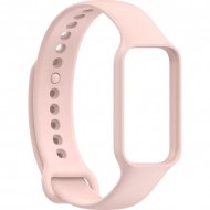 Ремешок Rumi силиконовый для Xiaomi Smart Band 8 Active, Redmi Smart Band 2 (розовый)