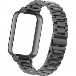 Браслет Rumi Heavy металлический для Xiaomi Mi Smart Band 7 Pro (черный)